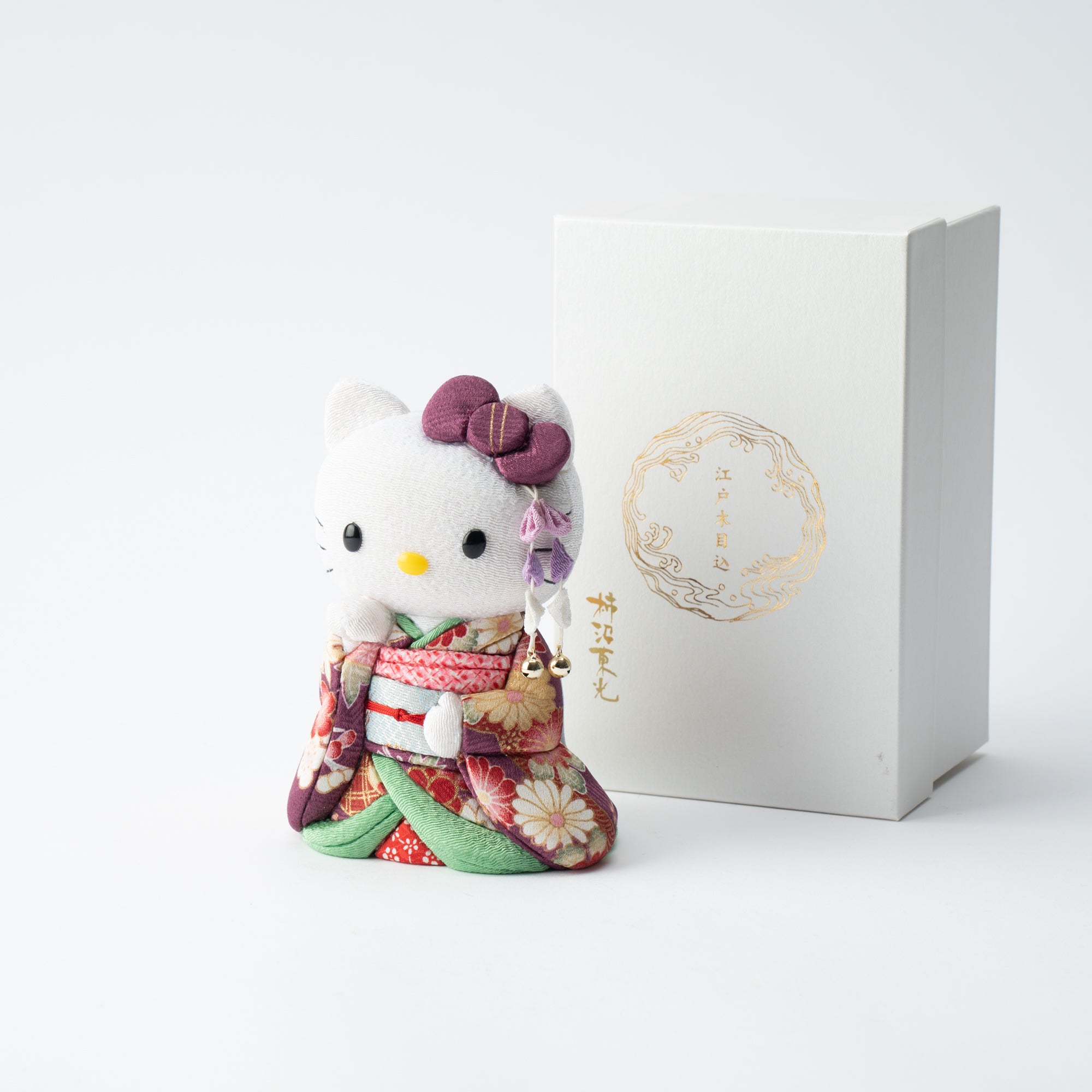 Purple Maiko Styled Hello Kitty Lucky Cat