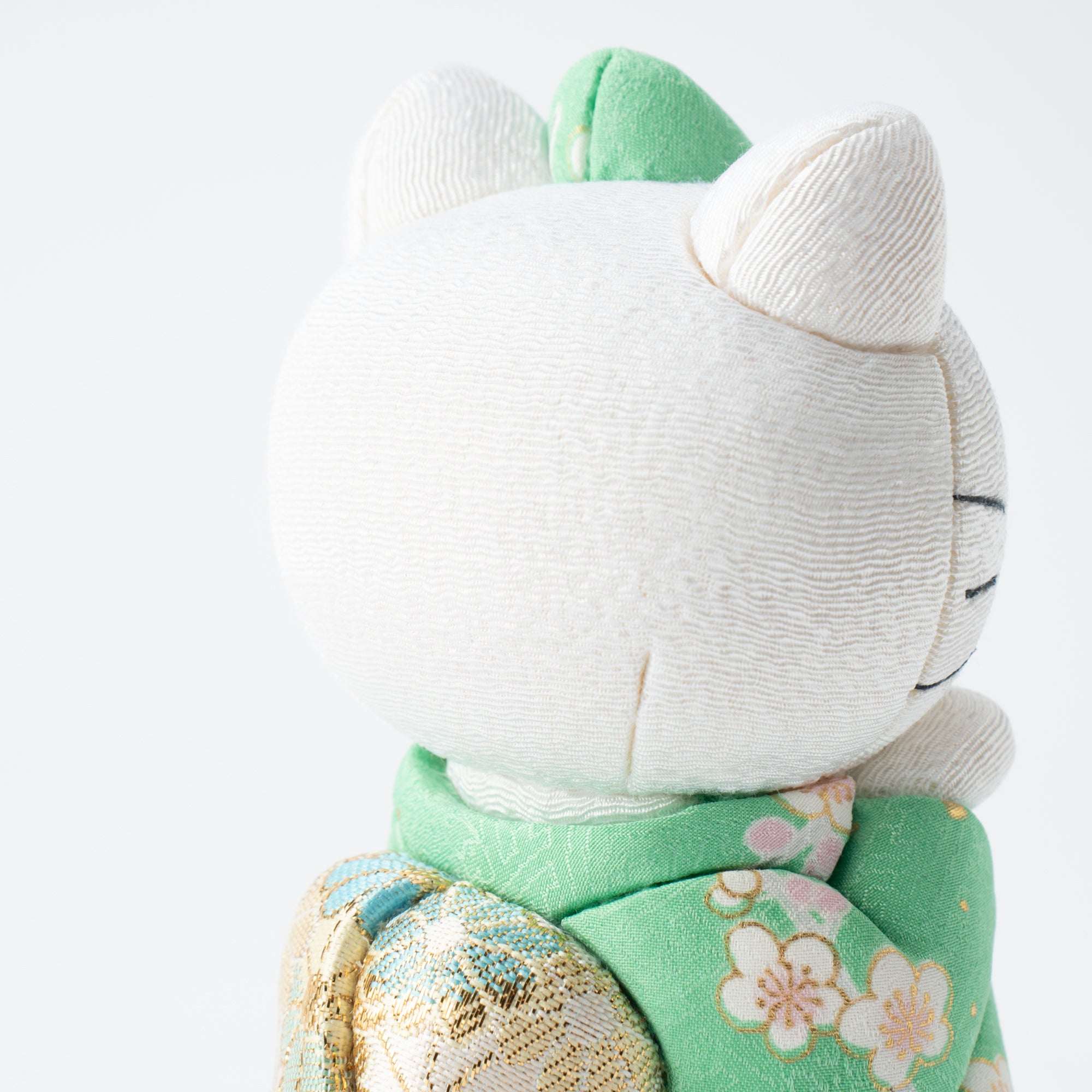 Green Maiko Styled Hello Kitty Lucky Cat