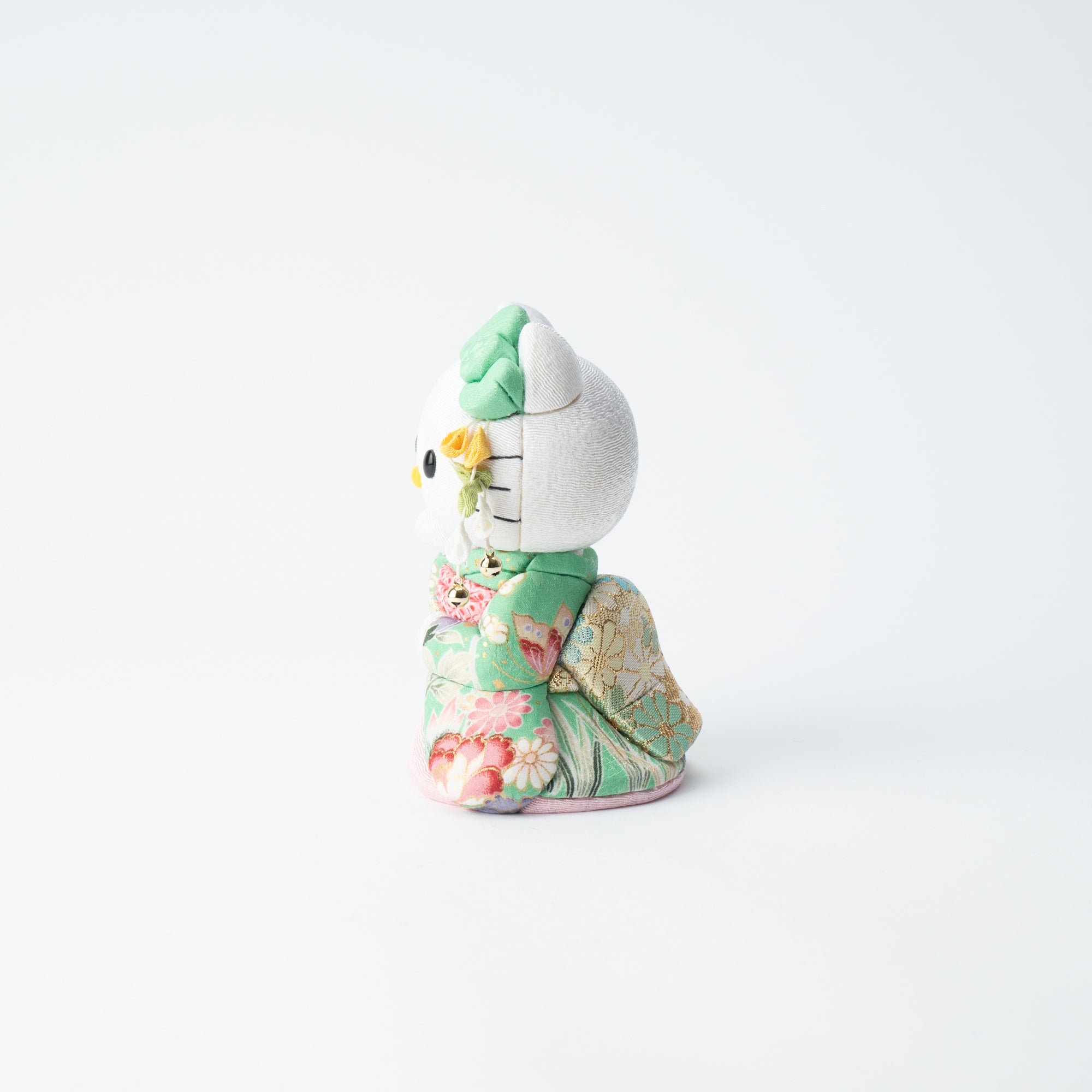 Green Maiko Styled Hello Kitty Lucky Cat