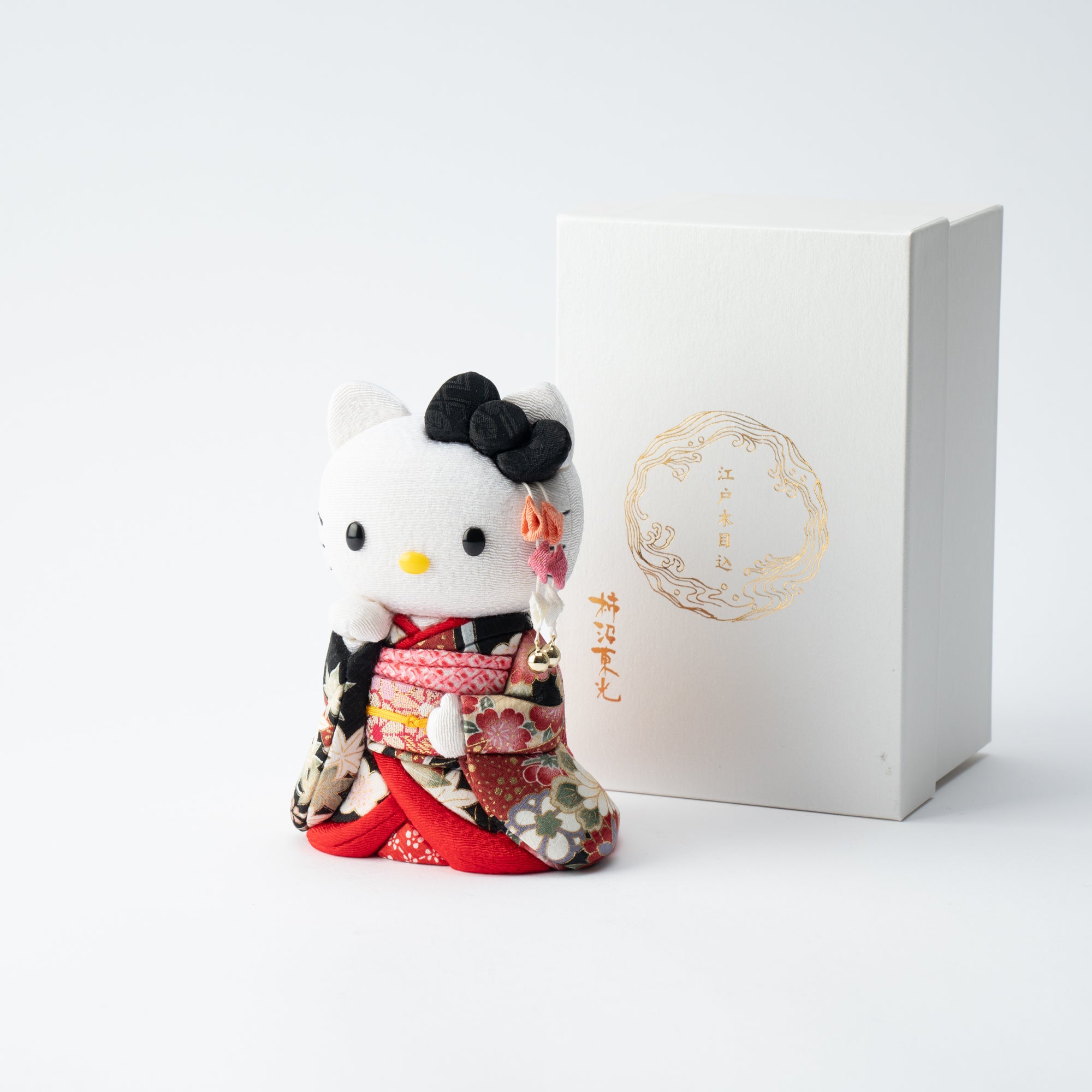 Black Maiko Styled Hello Kitty Lucky Cat