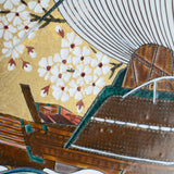Kitamura Takashi Gold Kitamaebune Ornamental Plate 7.4 in