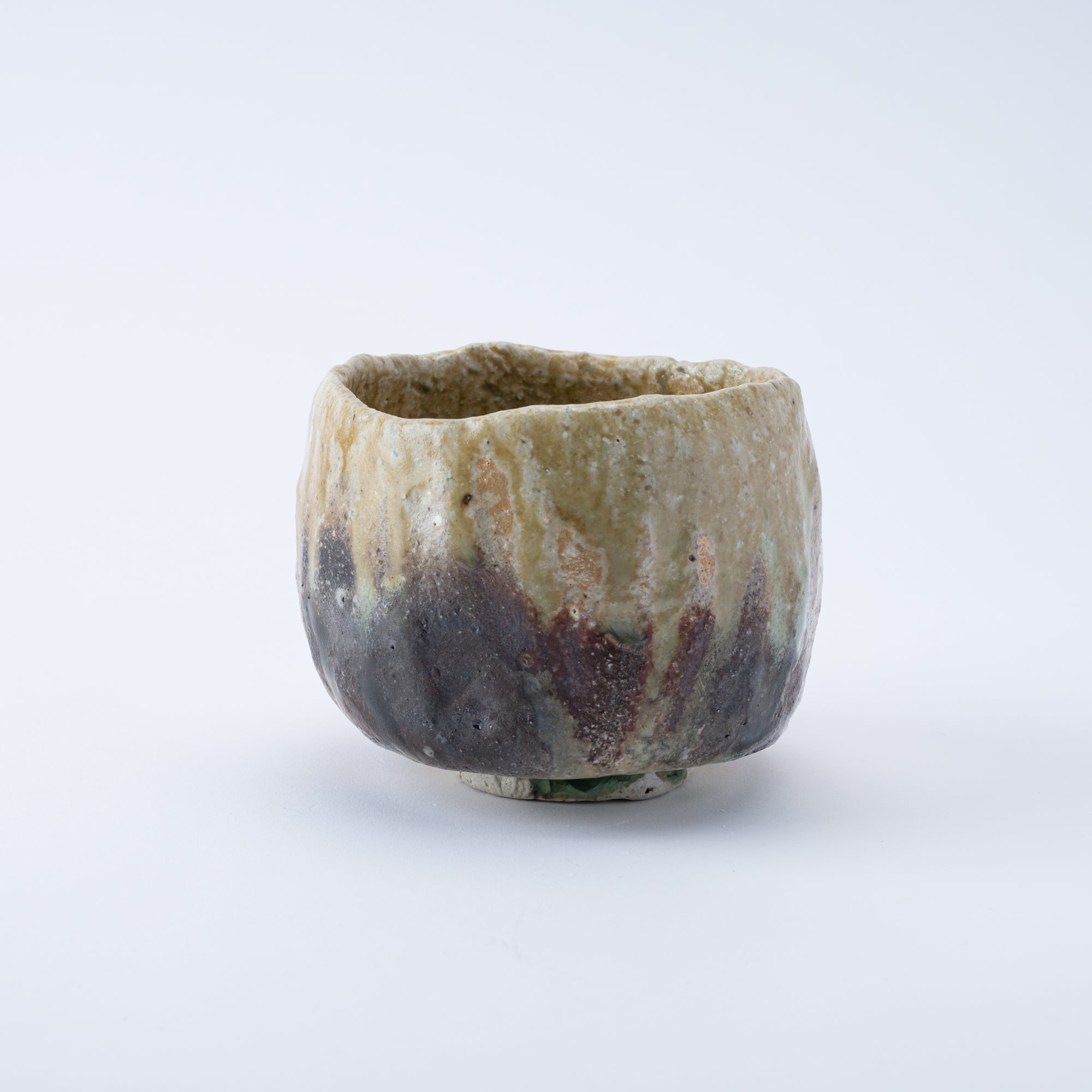 Iga Earthen Round Matcha Bowl