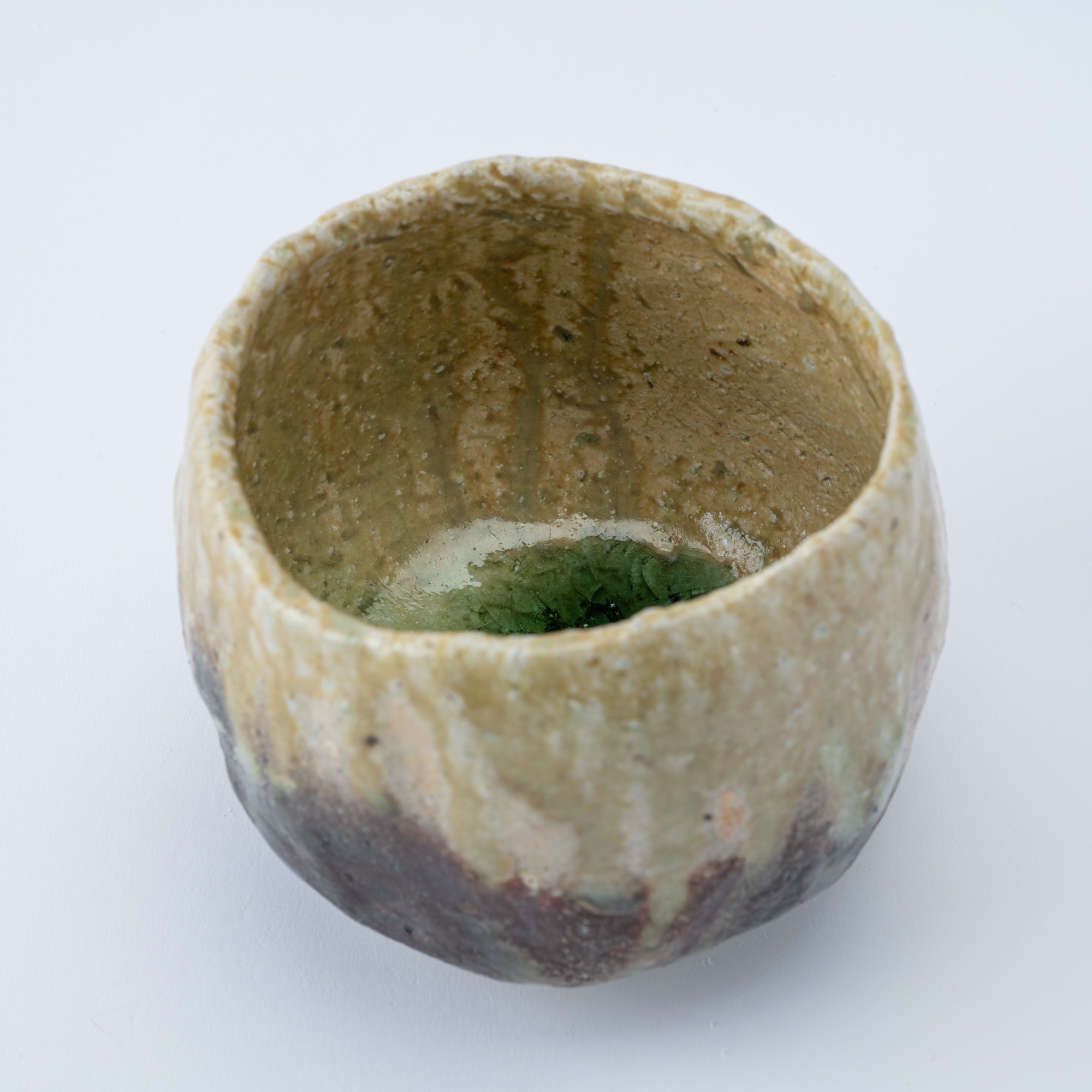 Iga Earthen Round Matcha Bowl