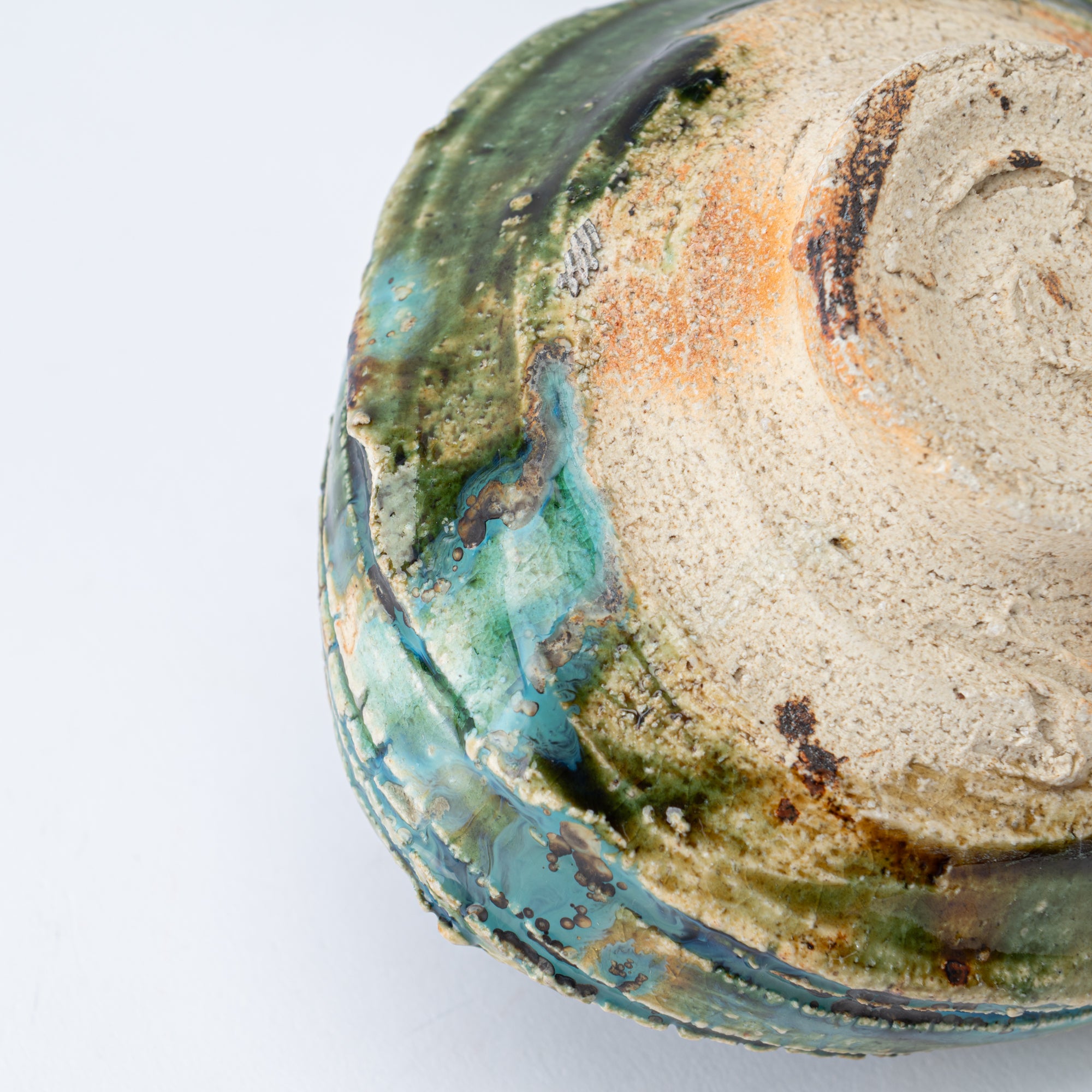 Oribe Asymmetrical Oval Matcha Bowl