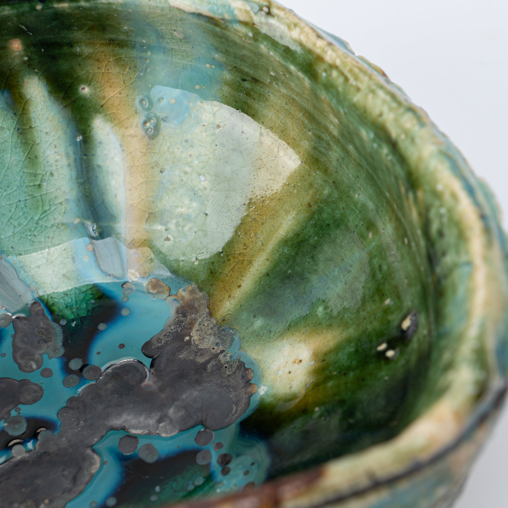 Oribe Asymmetrical Oval Matcha Bowl