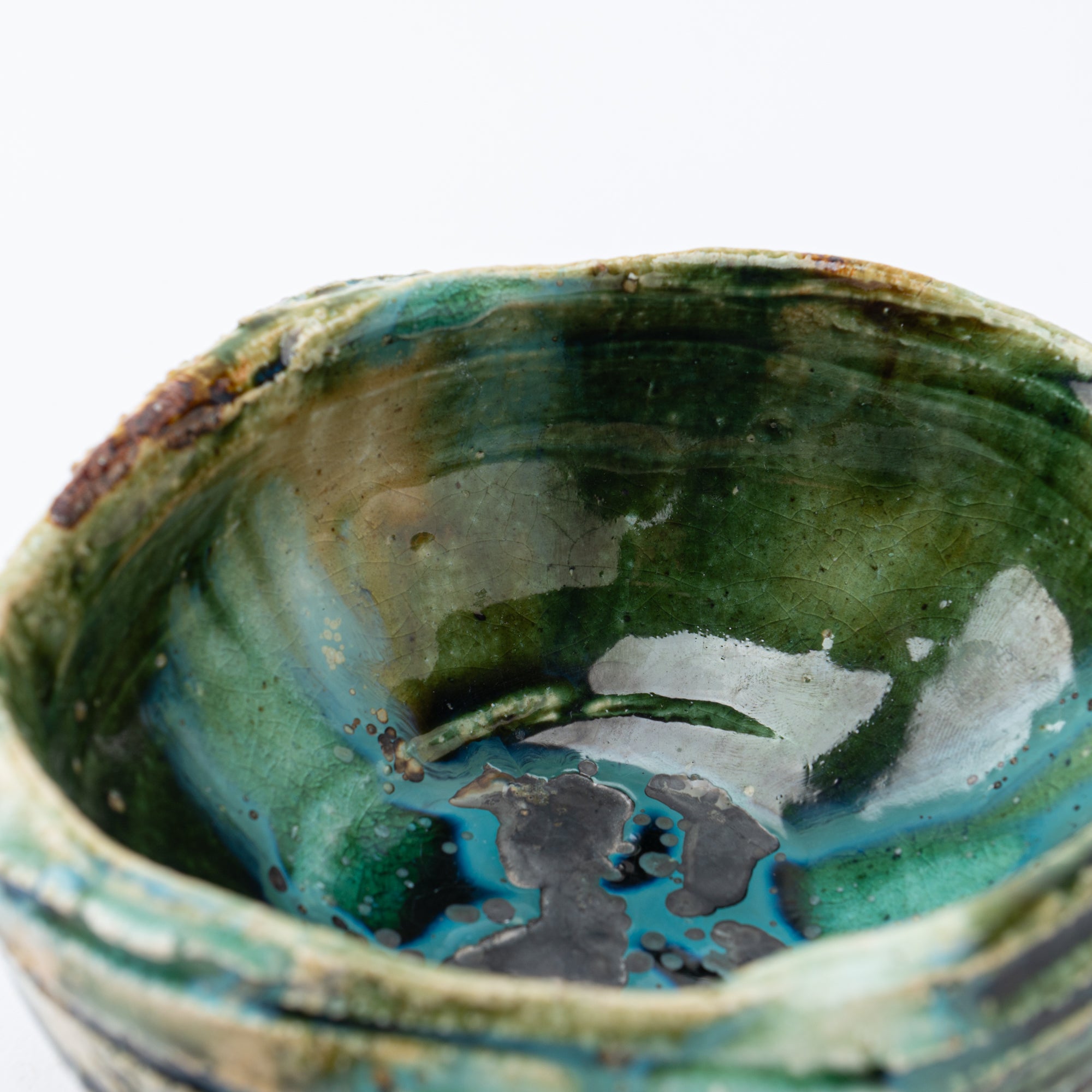 Oribe Asymmetrical Oval Matcha Bowl