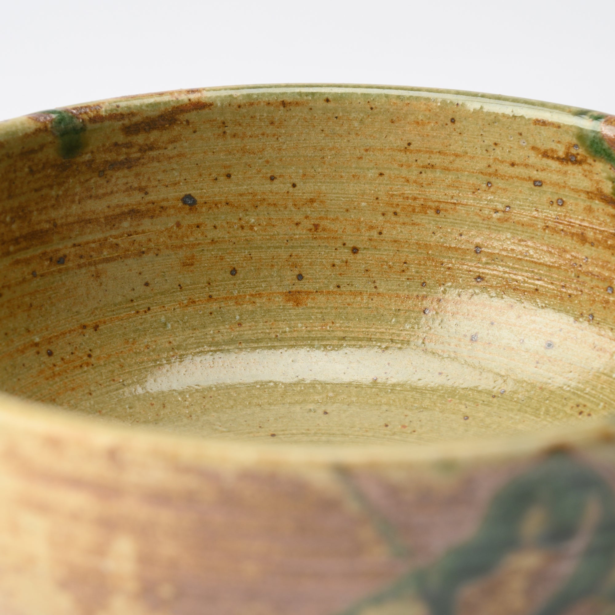 Brown Water Plant Serving Bowl