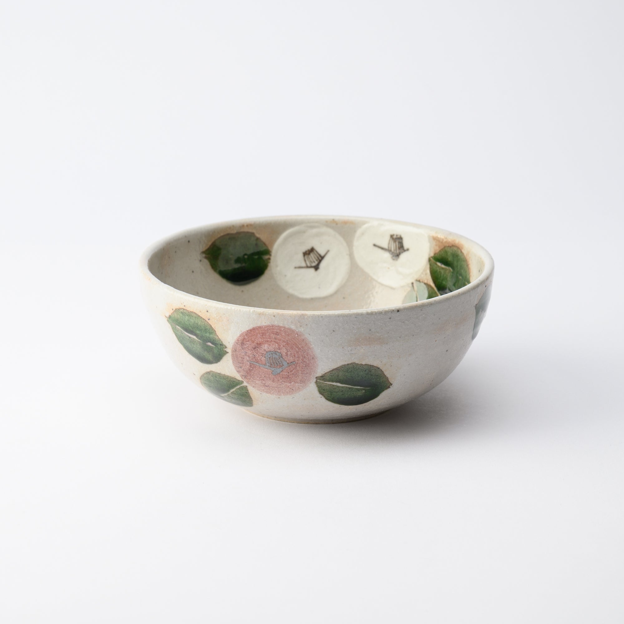 Camellia Blooms Medium Bowl