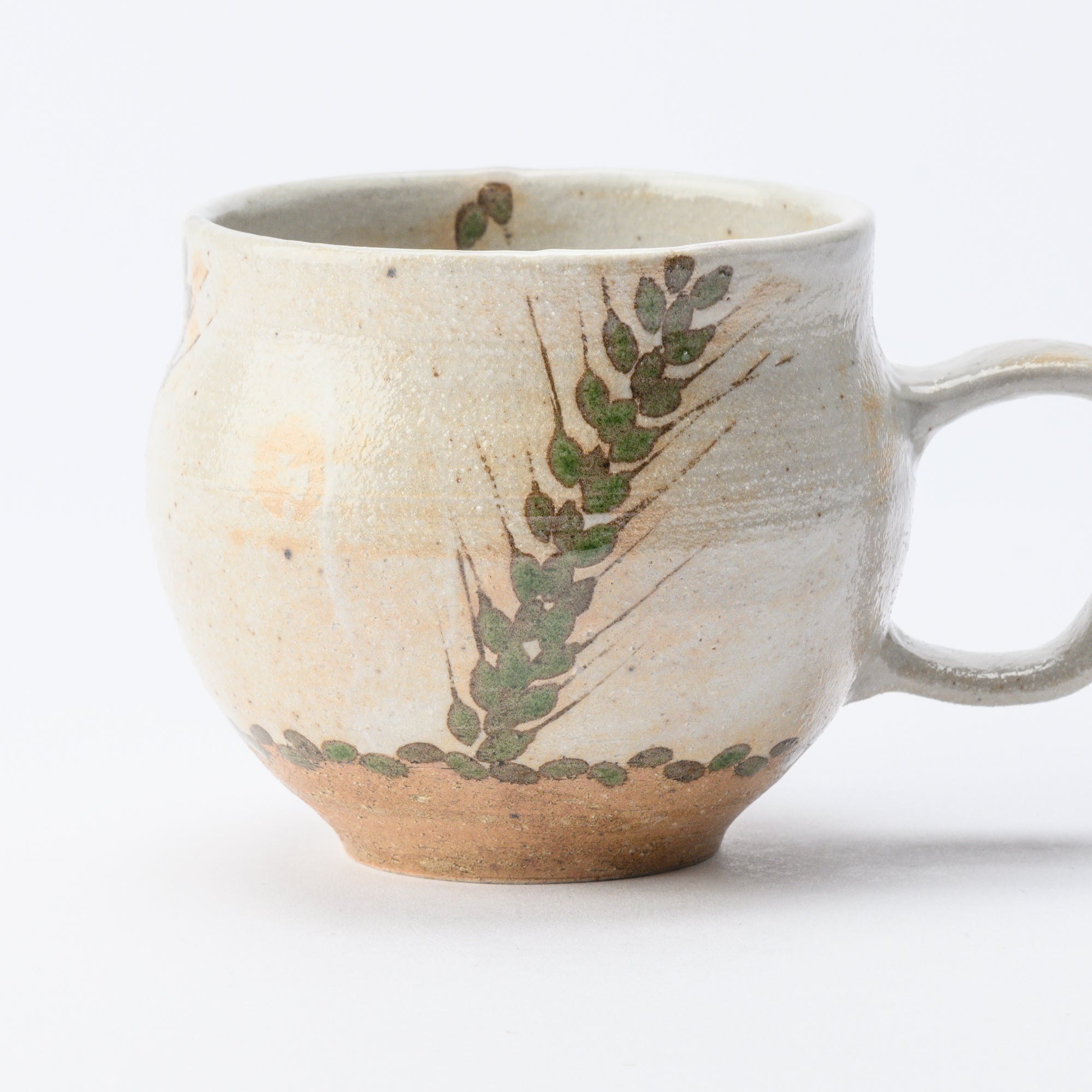 Musashi Kiln Wheat Stalk Mino Ware Mug