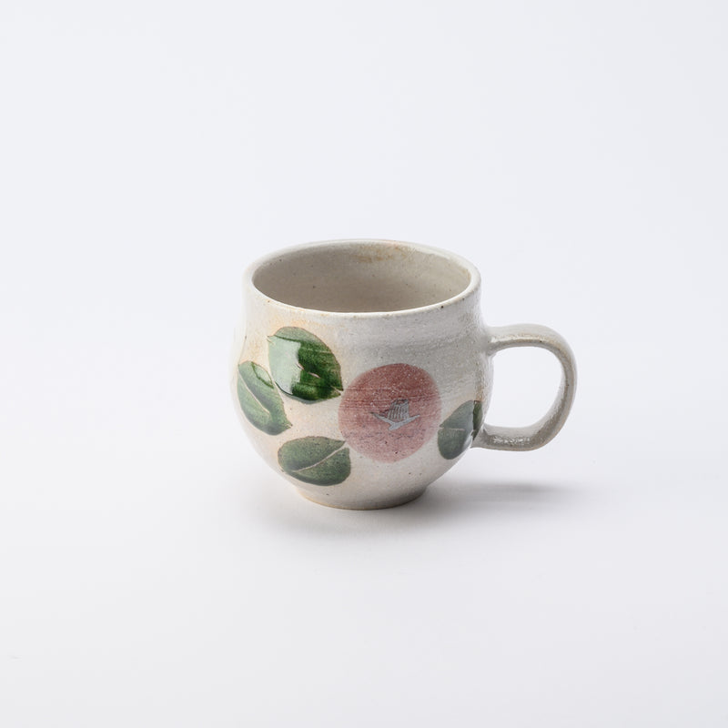 Musashi Kiln Camellia Mino Ware Mug