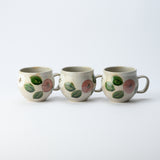 Musashi Kiln Camellia Mino Ware Mug