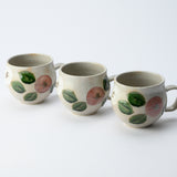 Musashi Kiln Camellia Mino Ware Mug