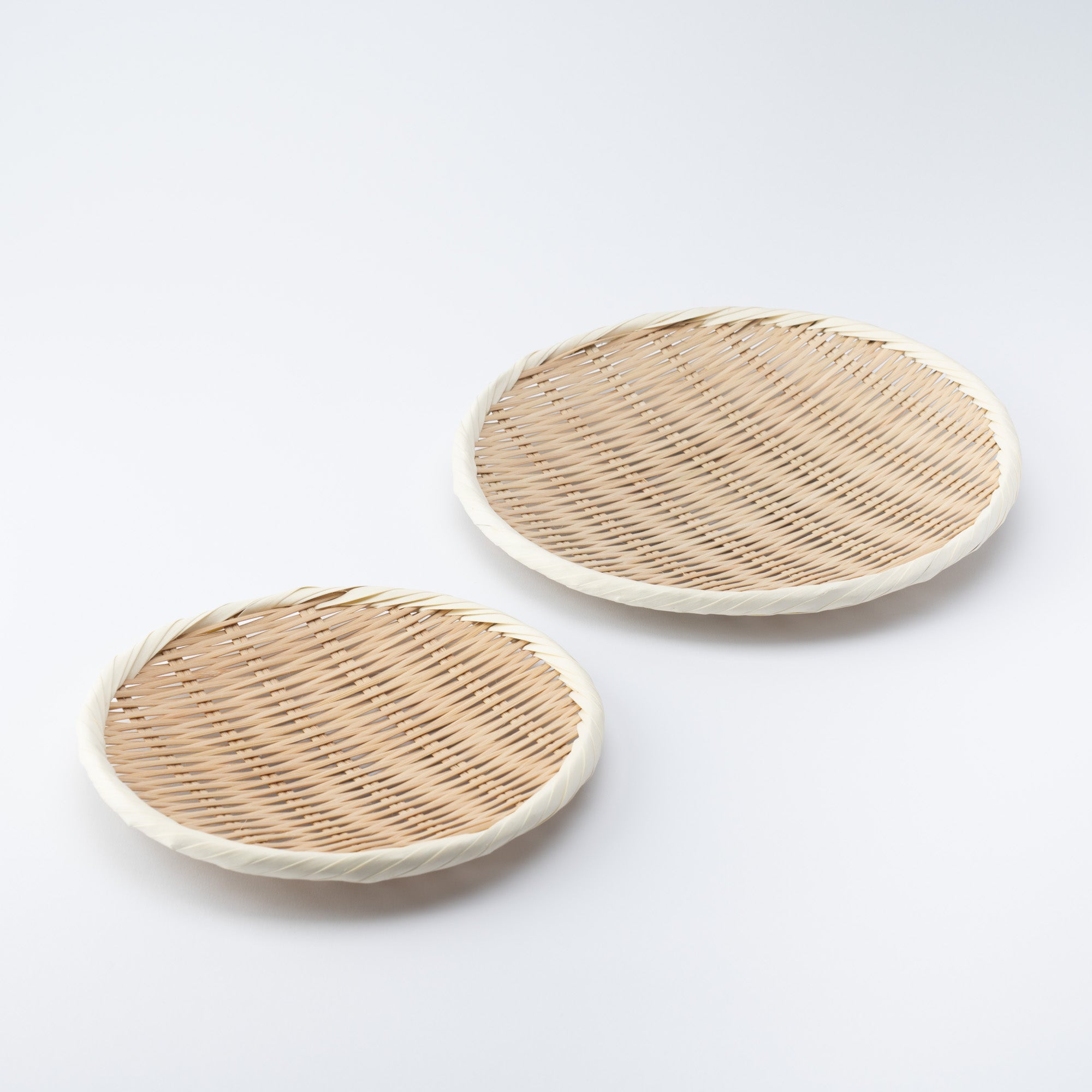 Basket Weave Bamboo Strainer
