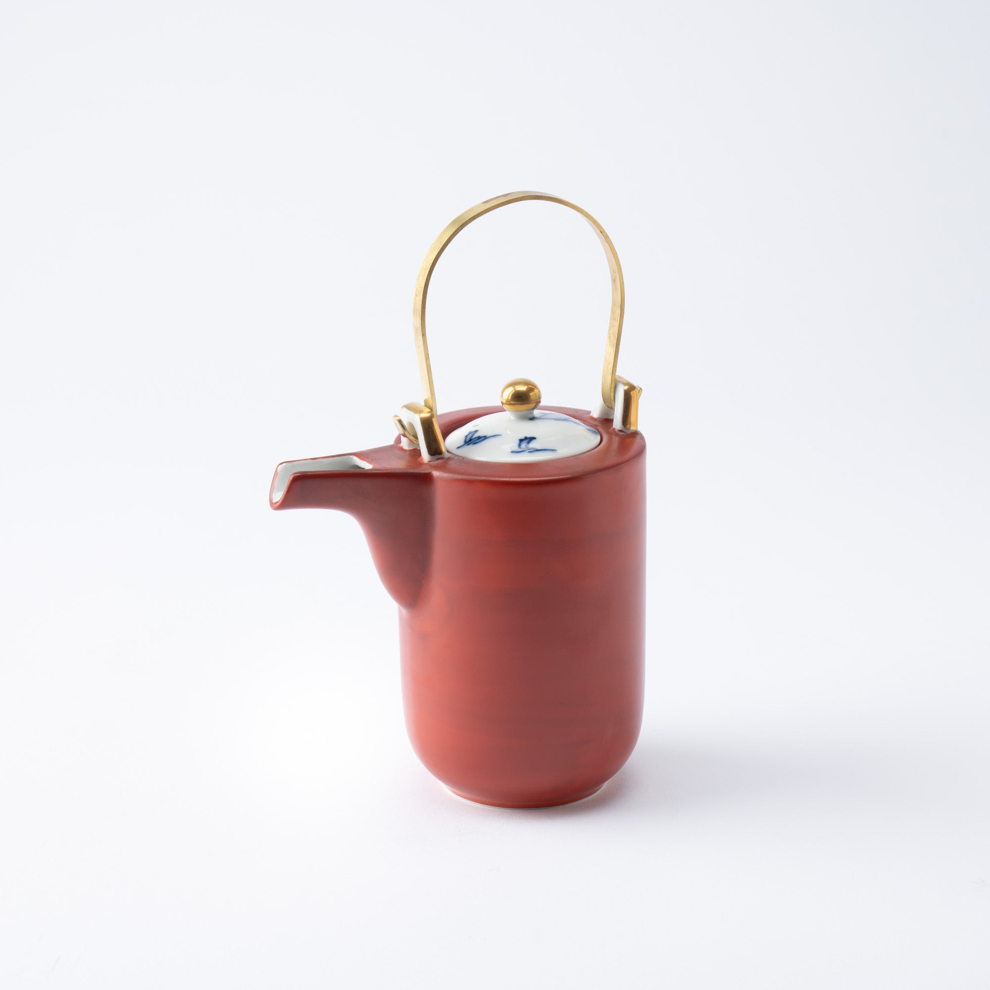 Bengara Red Tall Sake Pot