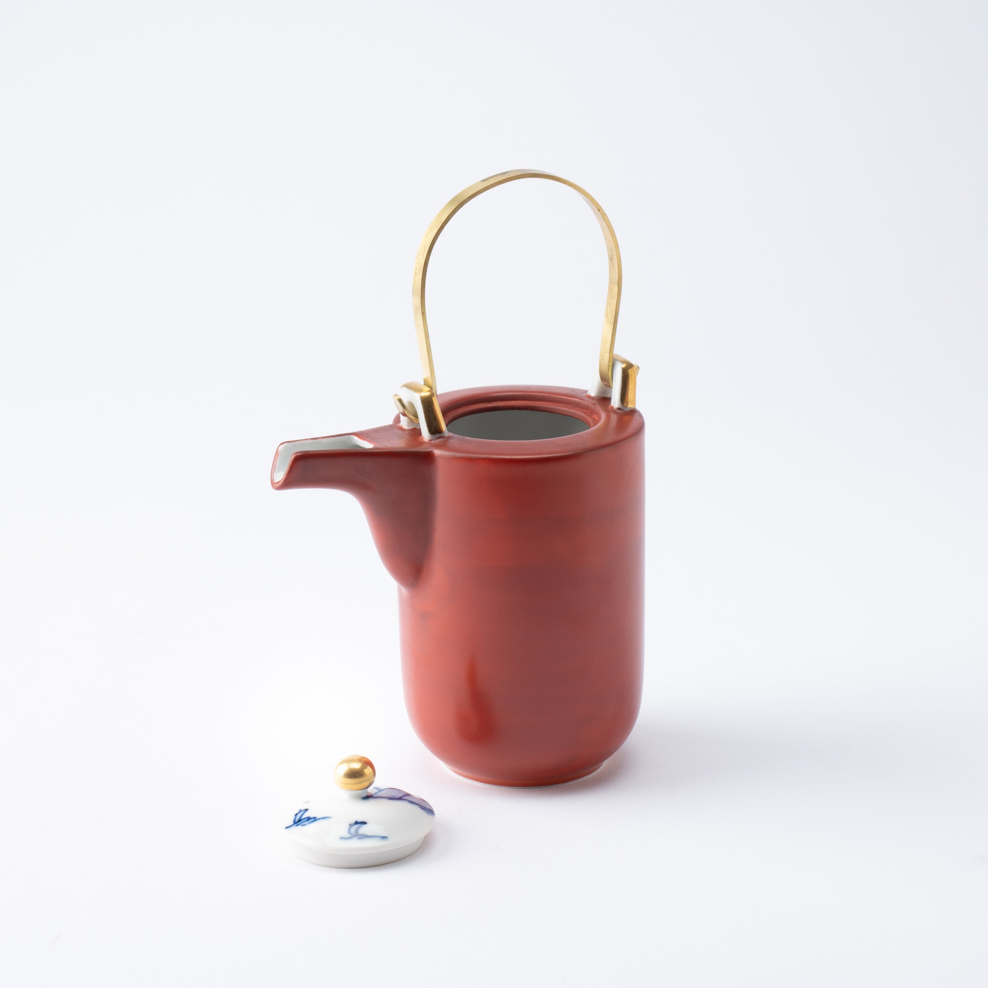 Bengara Red Tall Sake Pot