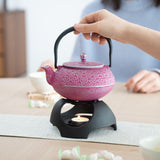 Roji Associates Pink Sakura Nambu Ironware Cast Iron Teapot