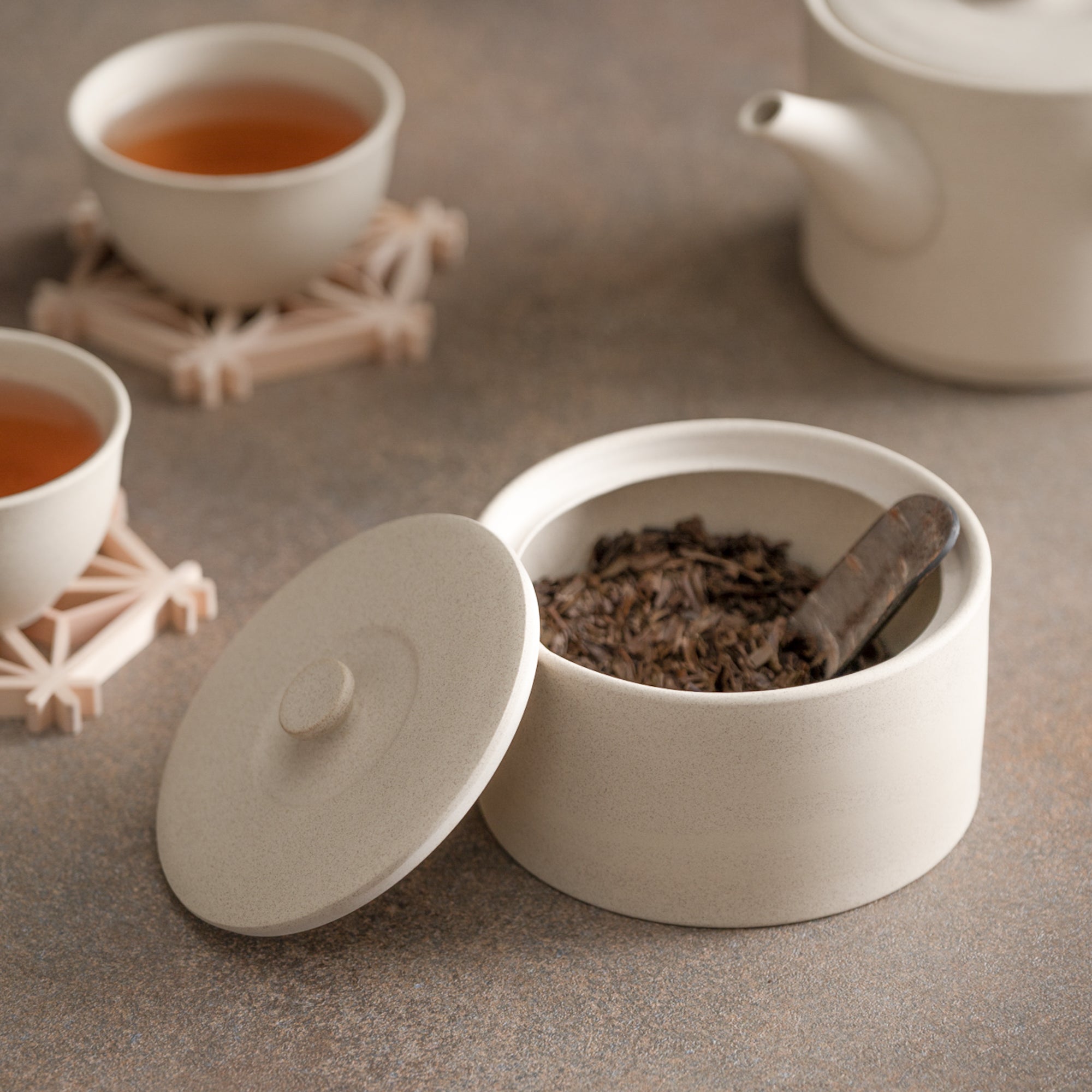 Cherry Blossom Bark-Design Chasaji Teaspoon
