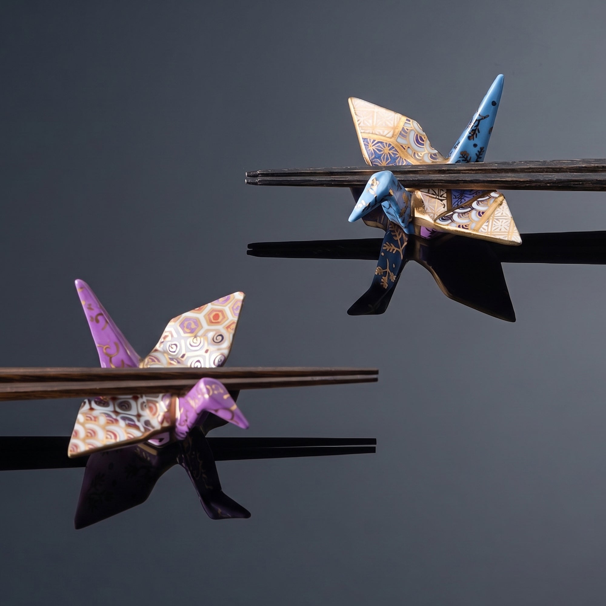 Blue Sky Crane Ornament