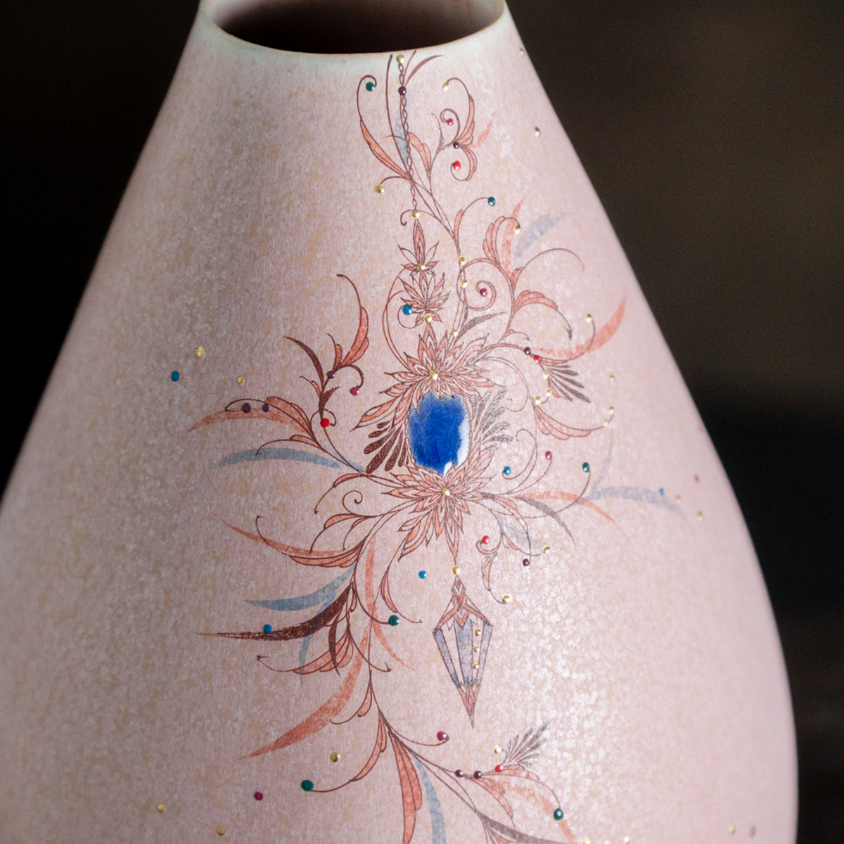 Ebicha-Saibyo Palast in der Dunst-Blumenvase