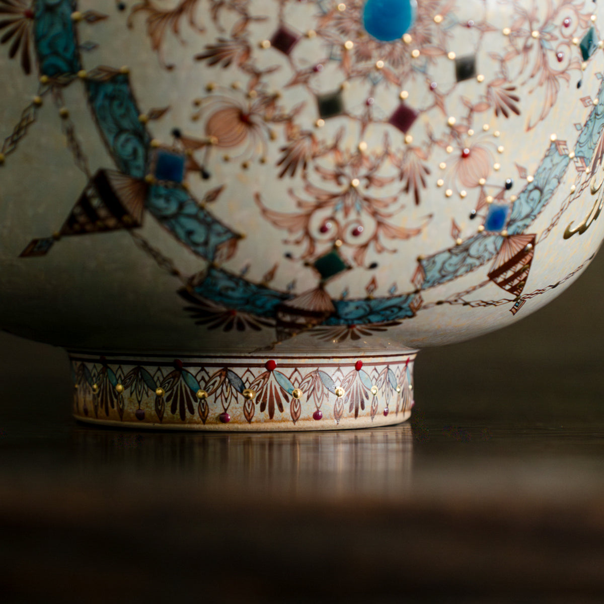 Ebicha-Saibyo Window with Gold