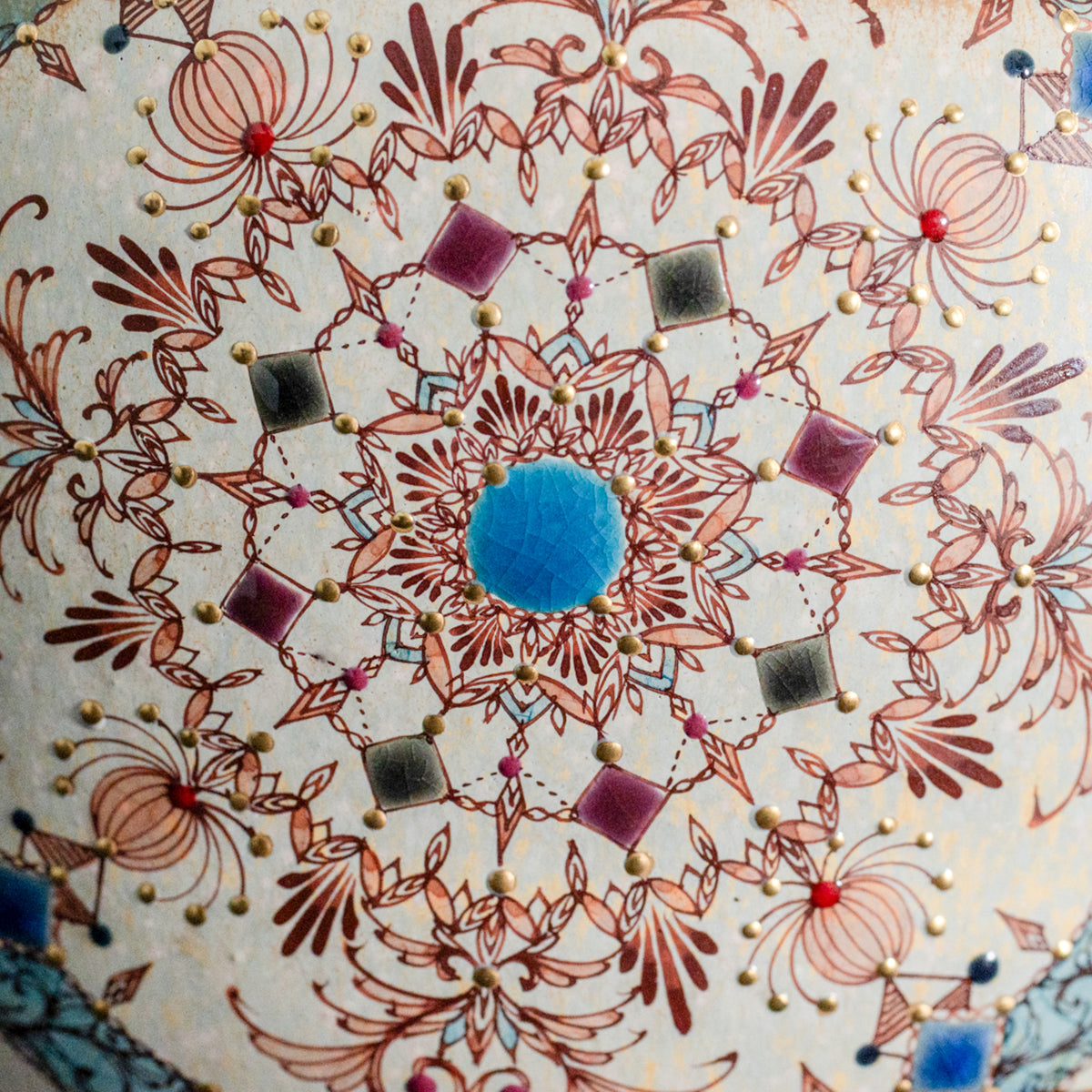 Ebicha-Saibyo Window with Gold