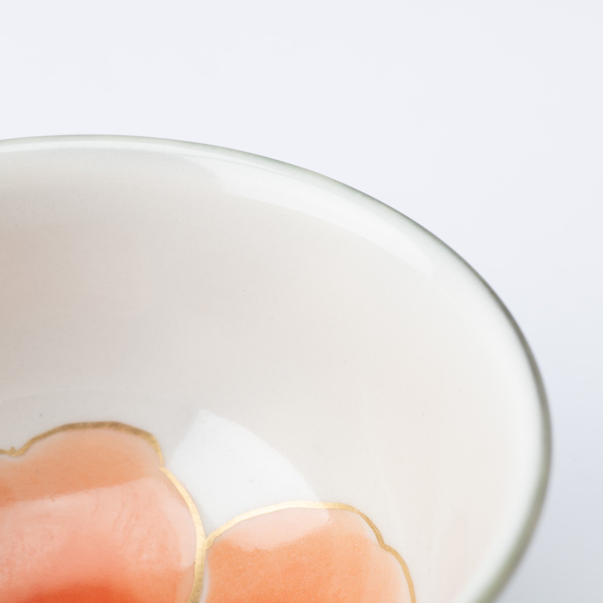 Colorful Floral Japanese Teacup