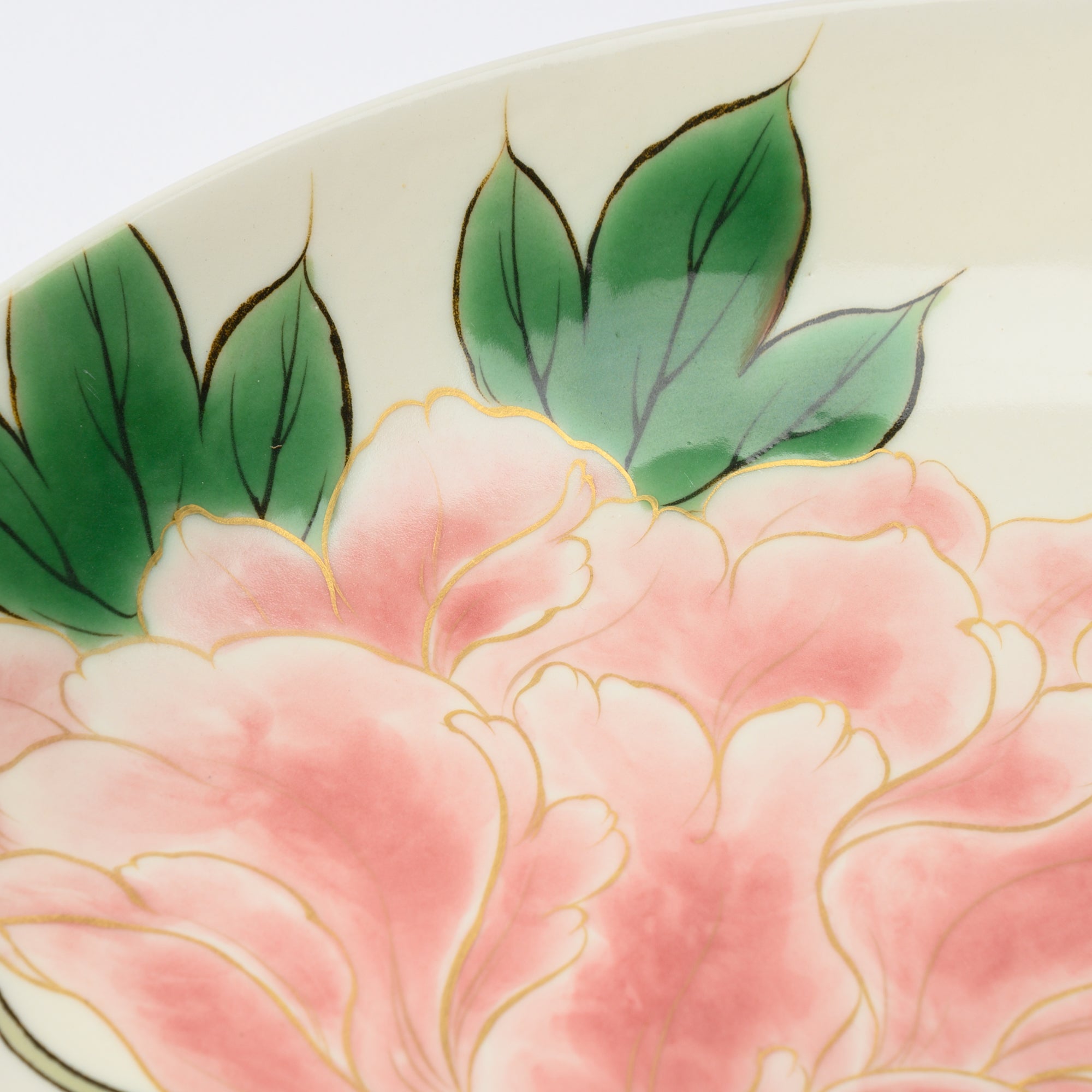 Blooming Peony Decorative Plate