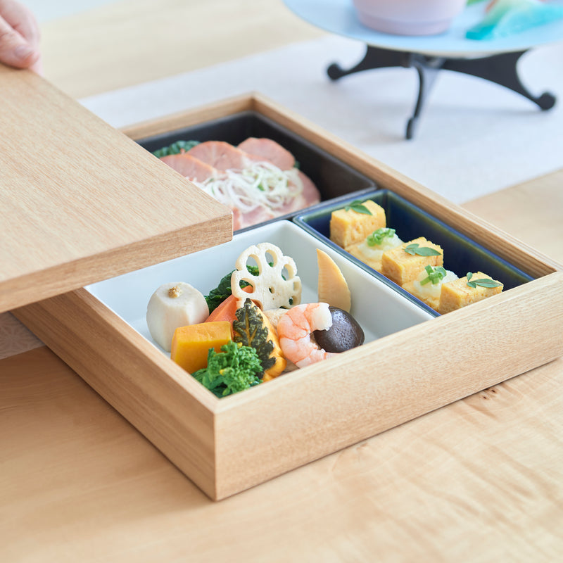 Hibino Modern Shokado Bento Box L | MUSUBI KILN | Handmade Japanese ...