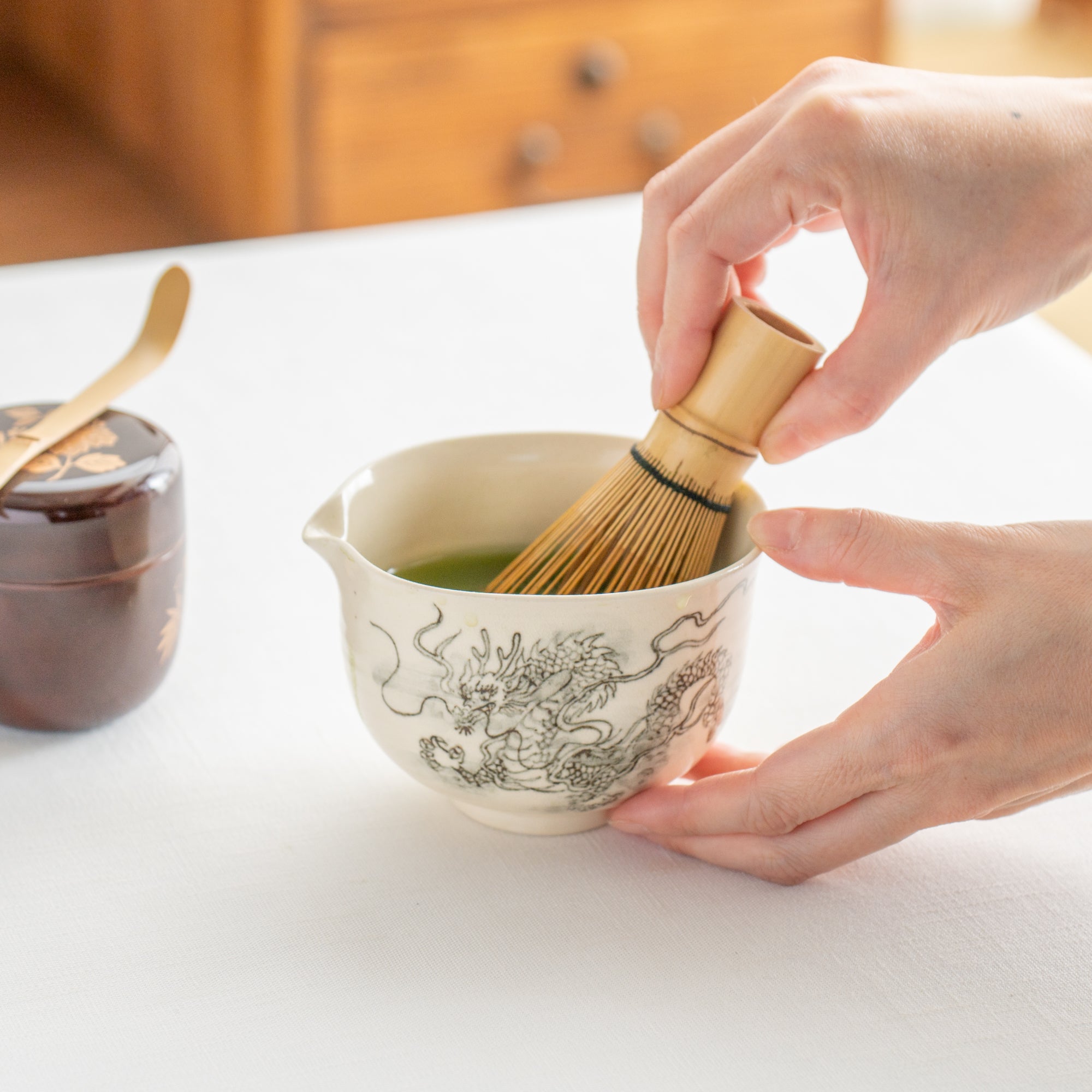 Black Dragon Matcha Bowl