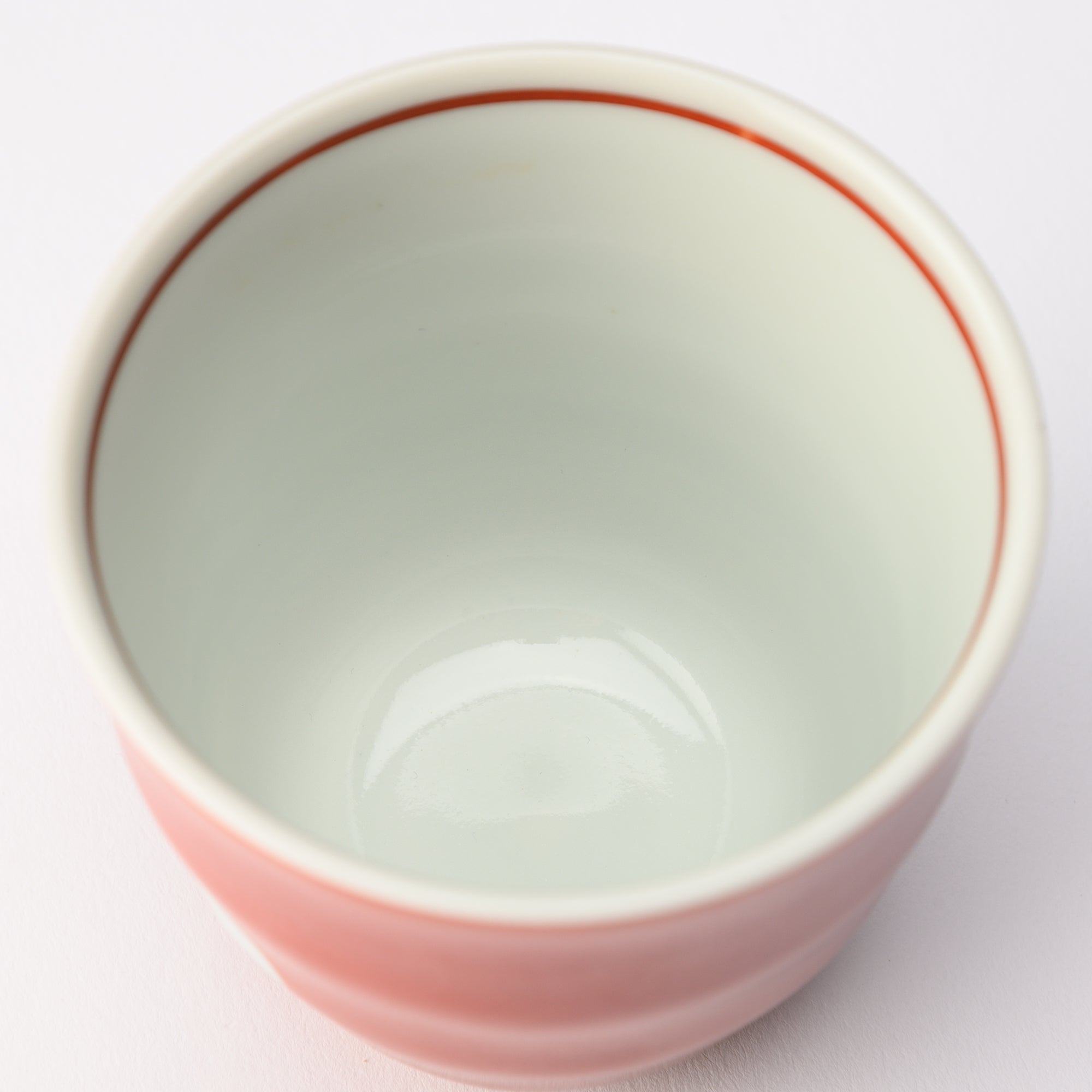 White Camellia Yunomi Japanese Teacup