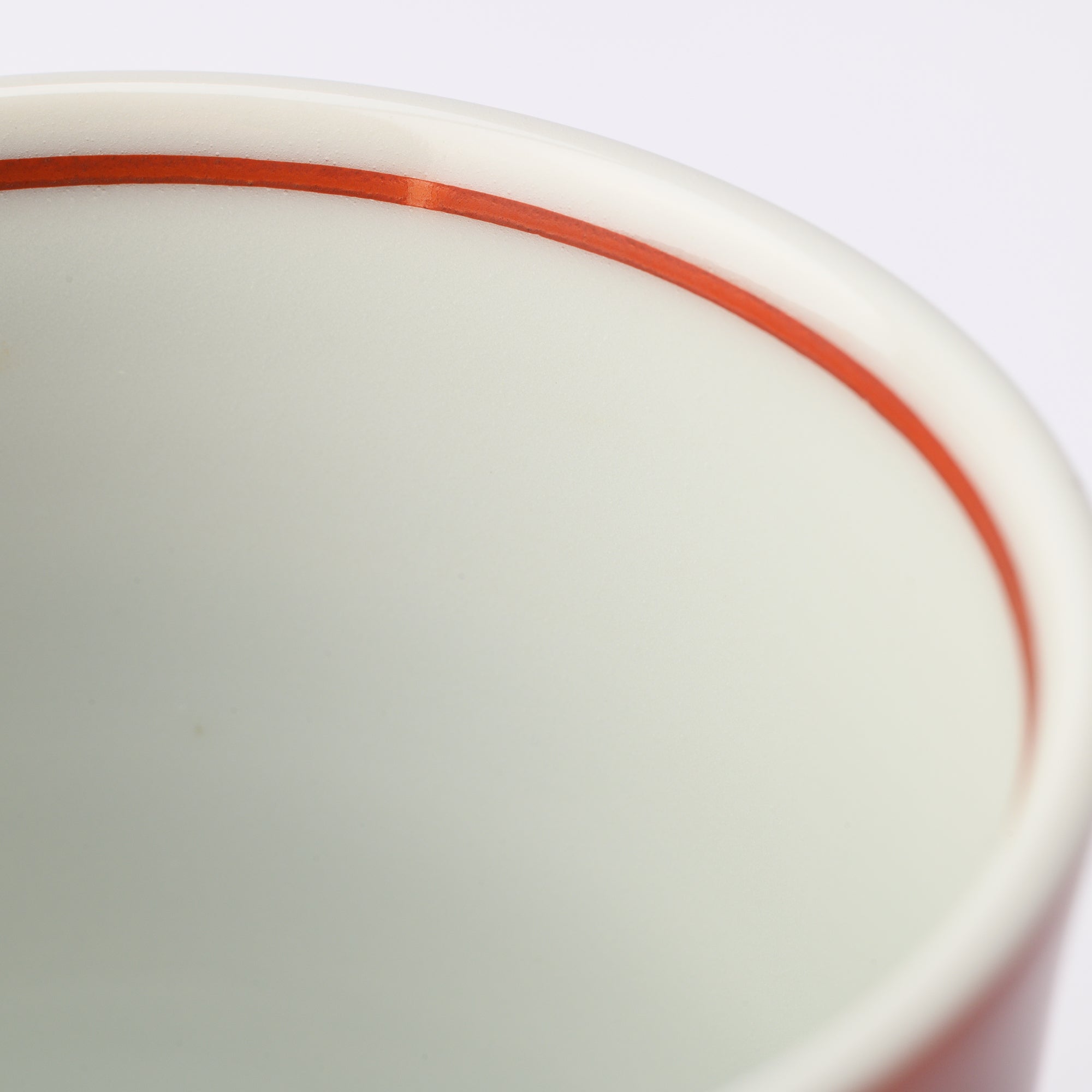 White Camellia Yunomi Japanese Teacup