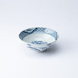 Myousen Toubou Treasure Pattern and Fuyode Kutani Bowl 7.7 in