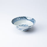 Myousen Toubou Treasure Pattern and Fuyode Kutani Bowl 7.7 in