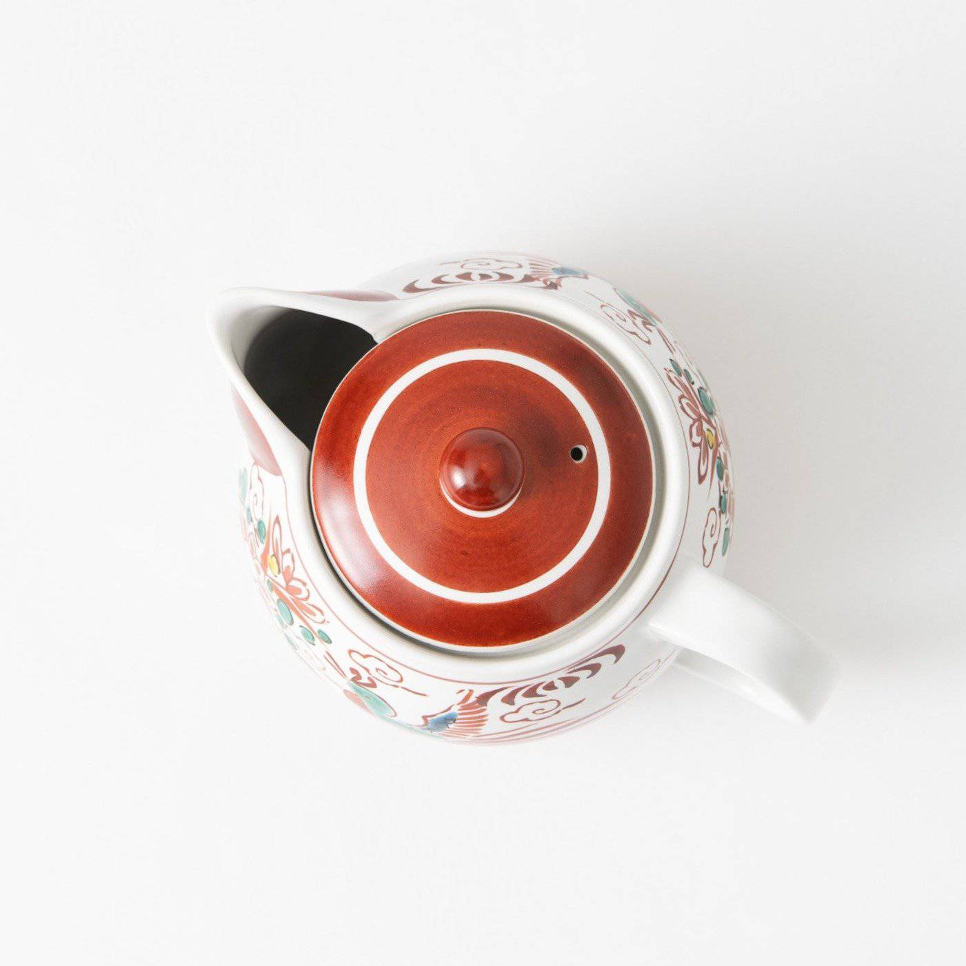 Akagosu Kutani Japanese Teapot Set - MUSUBI KILN - Quality Japanese Tableware and Gift