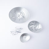 ALART Aluminum Hana - Asobi Flower Vase Set (3 bowls and 6 wire bases) - MUSUBI KILN - Quality Japanese Tableware and Gift