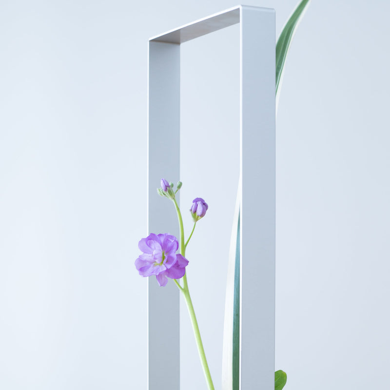 ALART Aluminum Rectangular Window Frame Single Flower Vase - MUSUBI KILN - Quality Japanese Tableware and Gift