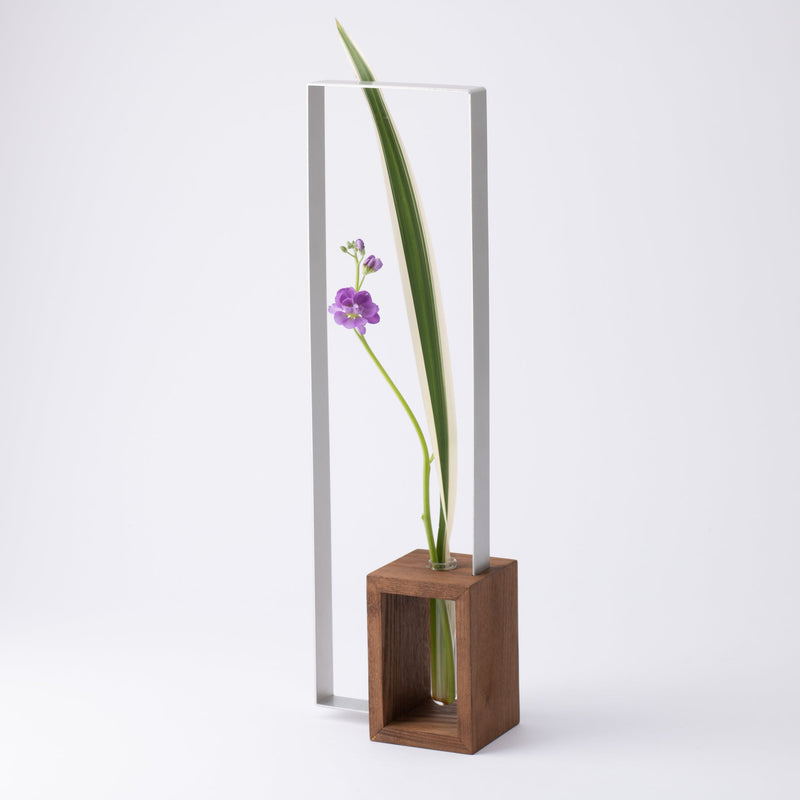 ALART Aluminum Rectangular Window Frame Single Flower Vase - MUSUBI KILN - Quality Japanese Tableware and Gift