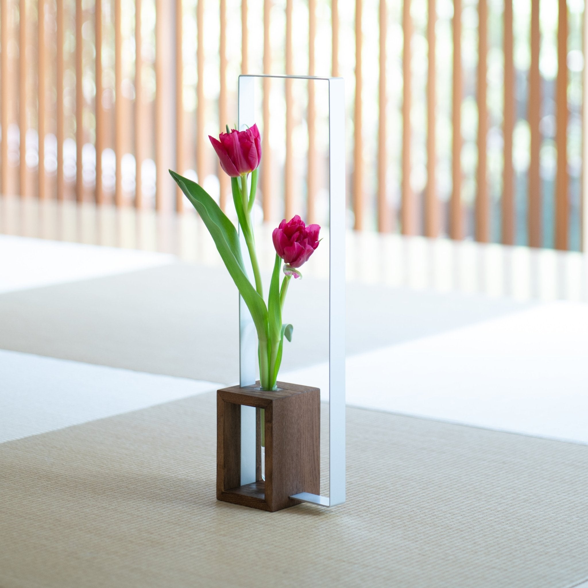 ALART Aluminum Rectangular Window Frame Single Flower Vase - MUSUBI KILN - Quality Japanese Tableware and Gift