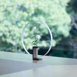 ALART Aluminum Round Window Frame Single Flower Vase - MUSUBI KILN - Quality Japanese Tableware and Gift