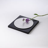 ALART Aluminum Sayagata Pattern & Lacquerware Serving Tray - MUSUBI KILN - Quality Japanese Tableware and Gift