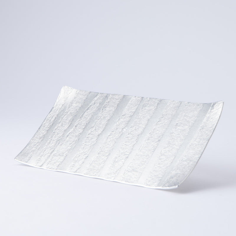 ALART Aluminum Stripe Oshibori Wet Towel Tray - MUSUBI KILN - Quality Japanese Tableware and Gift