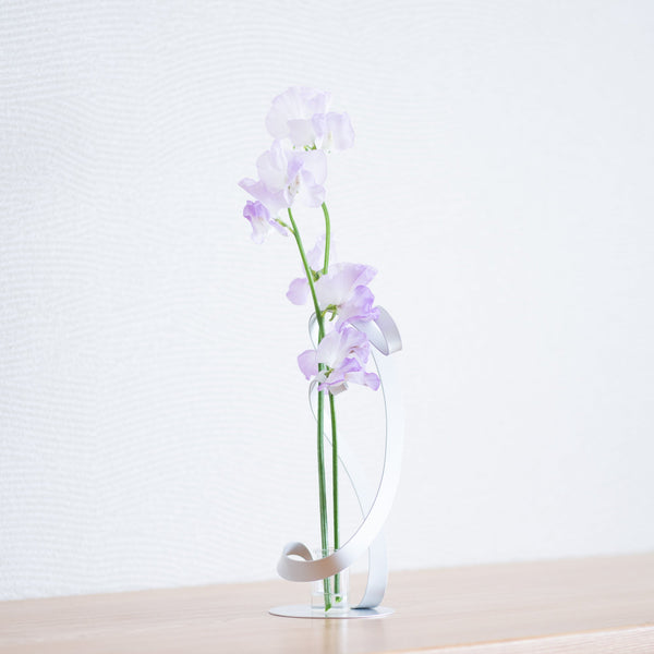 ALART Aluminum TWIST Single Flower Vase L - MUSUBI KILN - Quality Japanese Tableware and Gift