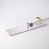 ALART Aluminum ZEN Hemp Leaf Pattern Serving Tray - MUSUBI KILN - Quality Japanese Tableware and Gift