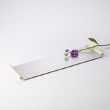 ALART Aluminum ZEN Sayagata Patterns Serving Tray - MUSUBI KILN - Quality Japanese Tableware and Gift