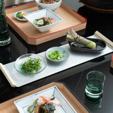 ALART Aluminum ZEN Wave Pattern Serving Tray - MUSUBI KILN - Quality Japanese Tableware and Gift