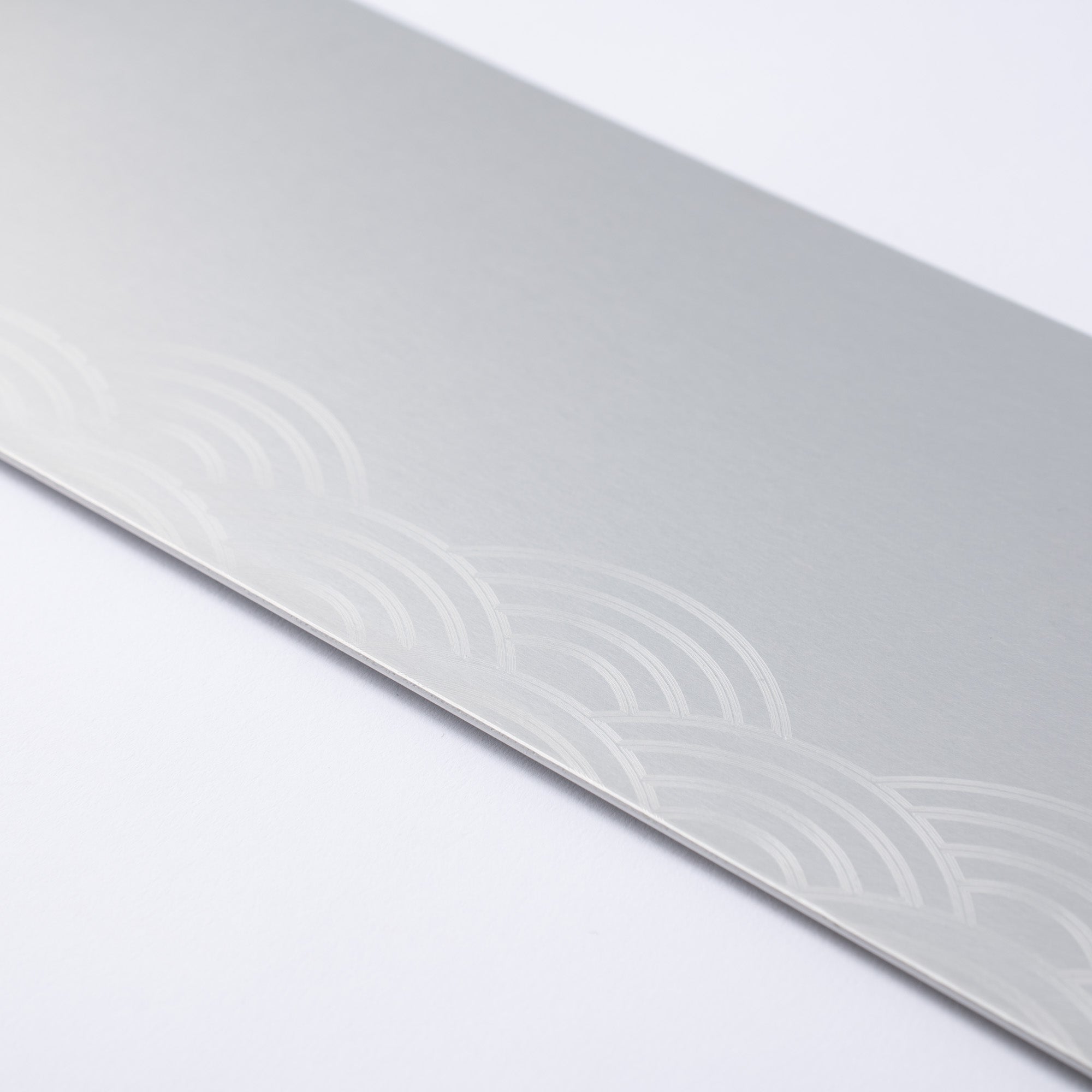 ALART Aluminum ZEN Wave Pattern Serving Tray - MUSUBI KILN - Quality Japanese Tableware and Gift