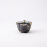 Aochibu and Clematis Kutani Houhin Japanese Teapot Set with 2 Teacups - MUSUBI KILN - Quality Japanese Tableware and Gift