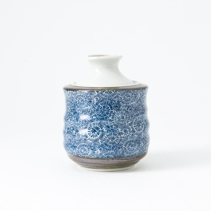 Arabesque Mino Ware Sake Warmer L - MUSUBI KILN - Quality Japanese Tableware and Gift