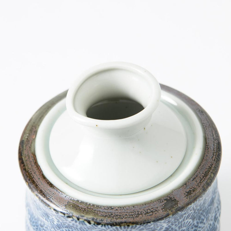 Arabesque Mino Ware Sake Warmer L - MUSUBI KILN - Quality Japanese Tableware and Gift