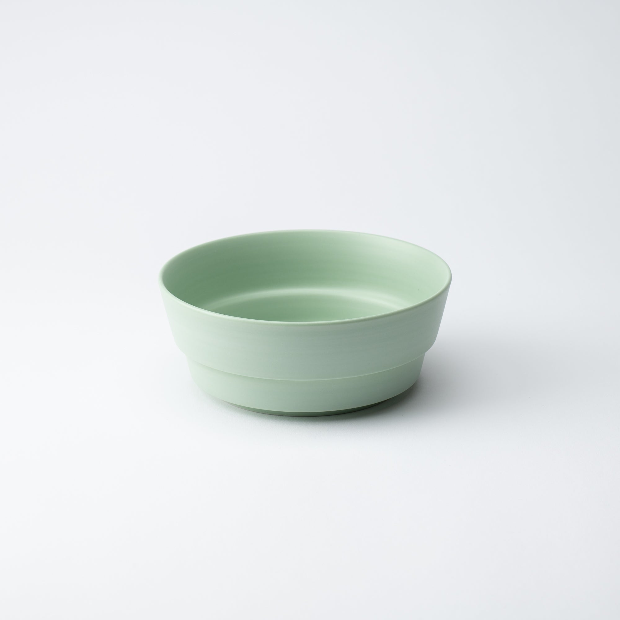 Arita Porcelain Lab Grass Green Conic Modern Jubako Bento Box - MUSUBI KILN - Quality Japanese Tableware and Gift